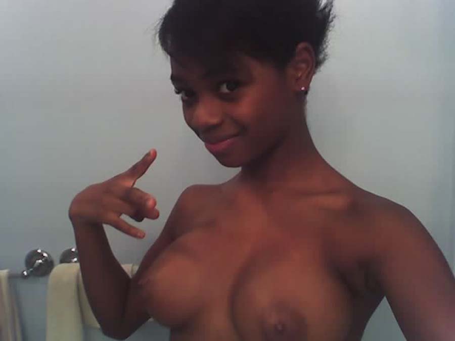 My Ebony GF Topless